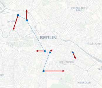 Figure 8: Spatial distortion by adding noise to coordinates