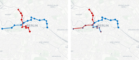 Figure 10: Swapping of trajectory segments